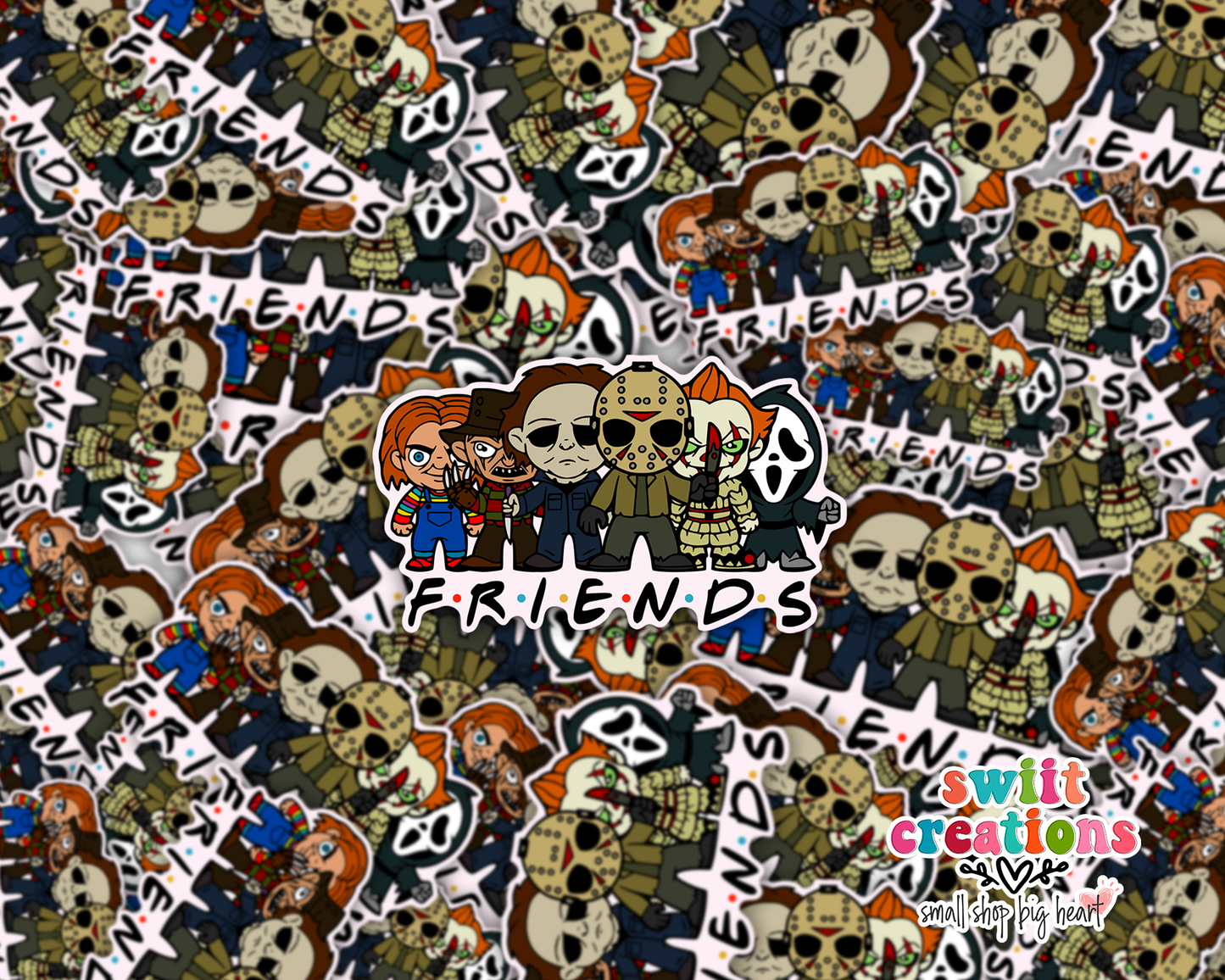 Horror Friends Sticker (SS213) | SCD229