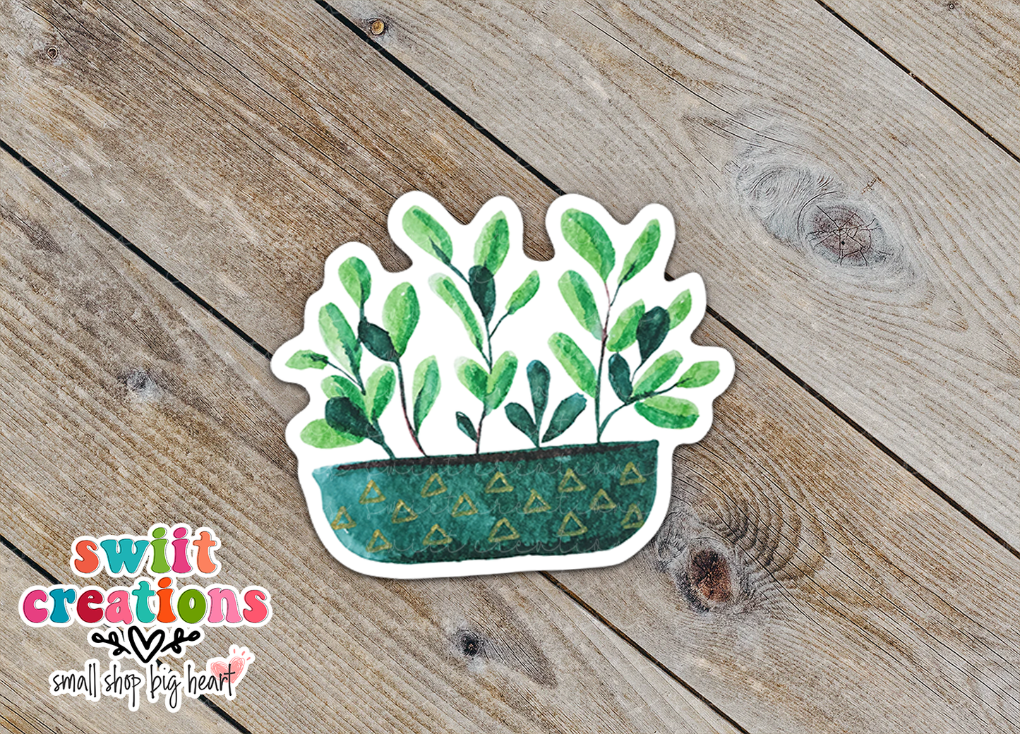 Plant Waterproof Sticker (SS029) | SCD129