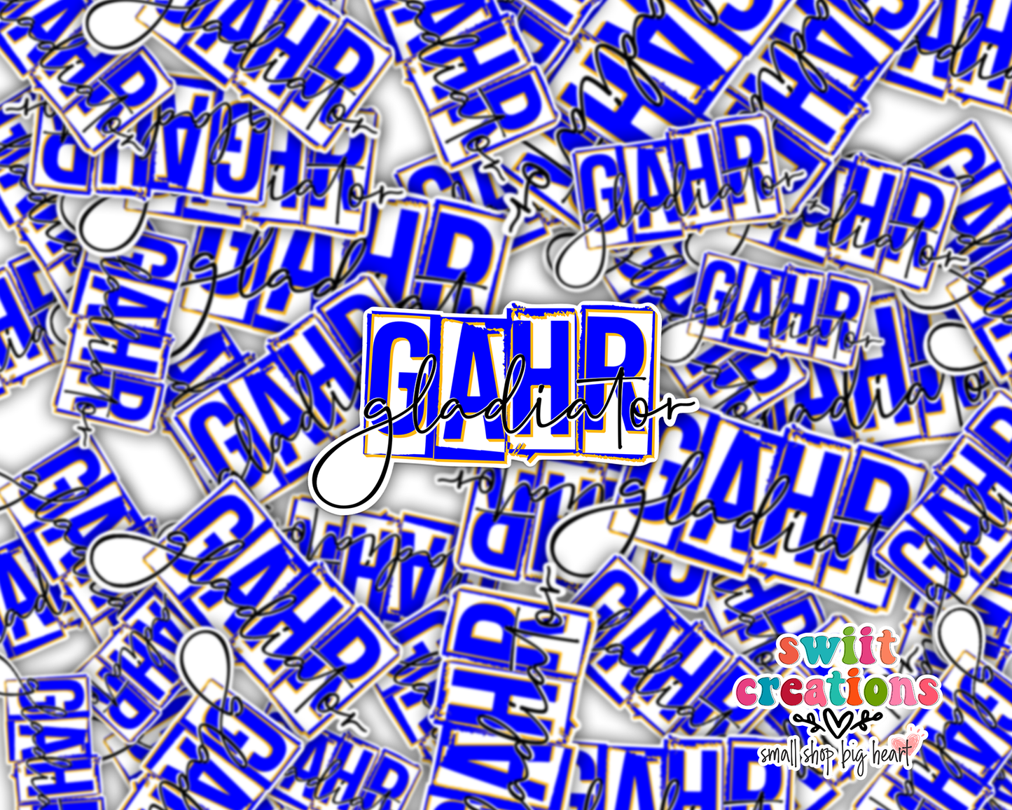 Gahr Gladiator Waterproof Sticker (SS372) | SCD553