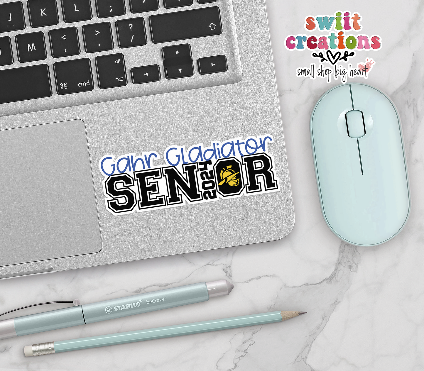 Gahr Gladiator Senior 2024 Waterproof Sticker (SS377) | SCD558