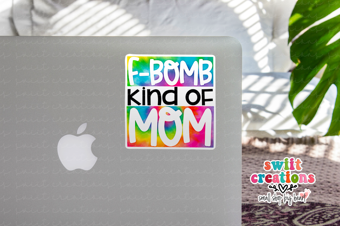 F Bomb Kind of Mom Sticker (SS106) | SCD087