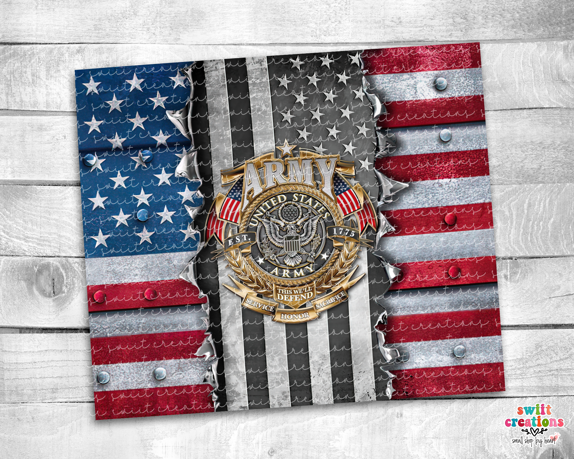 American Army Tumbler (T349)