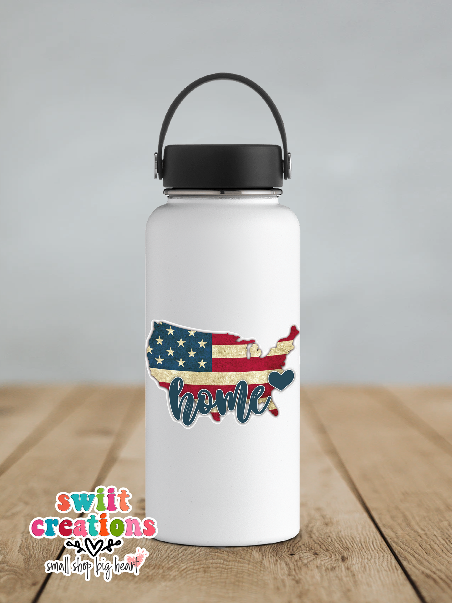 USA Home Waterproof Sticker (SS059) | SCD242