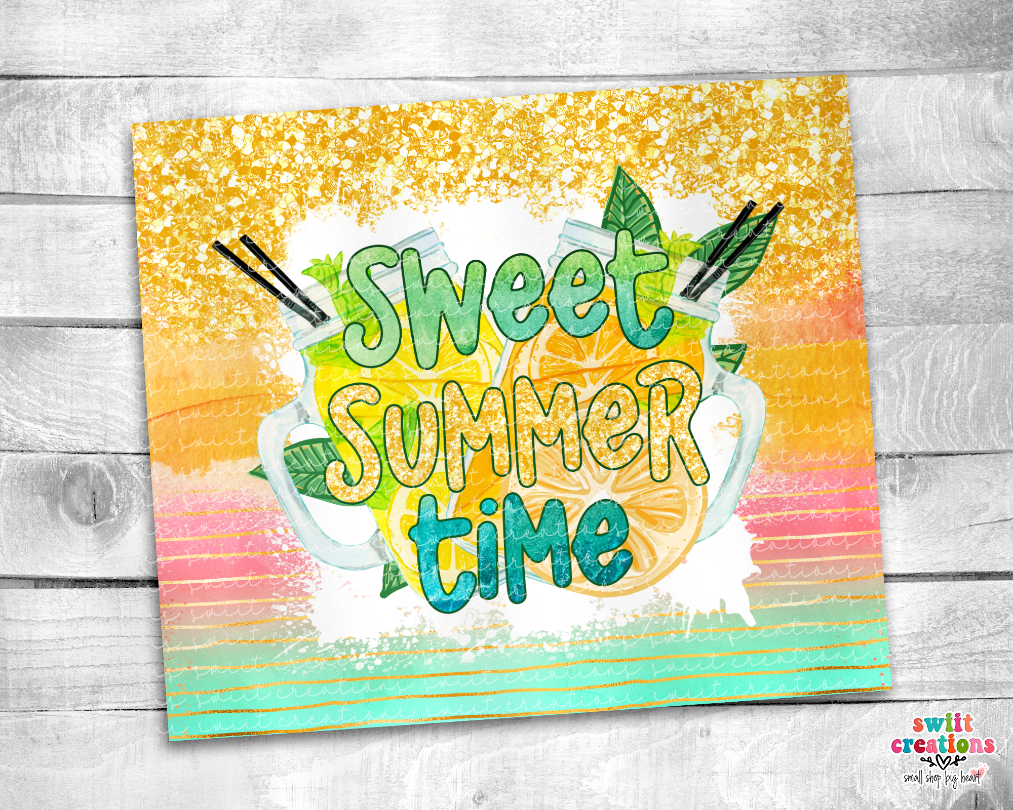 Sweet Summertime Tumbler (T364)