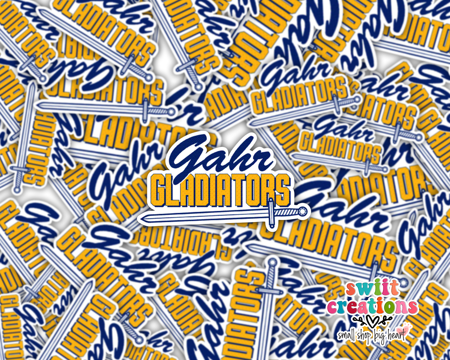 Gahr Gladiators Waterproof Sticker (SS193G) | SCD219