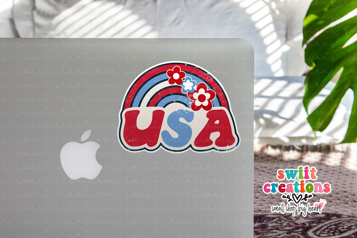 USA Waterproof Sticker (SS150) | SCD153