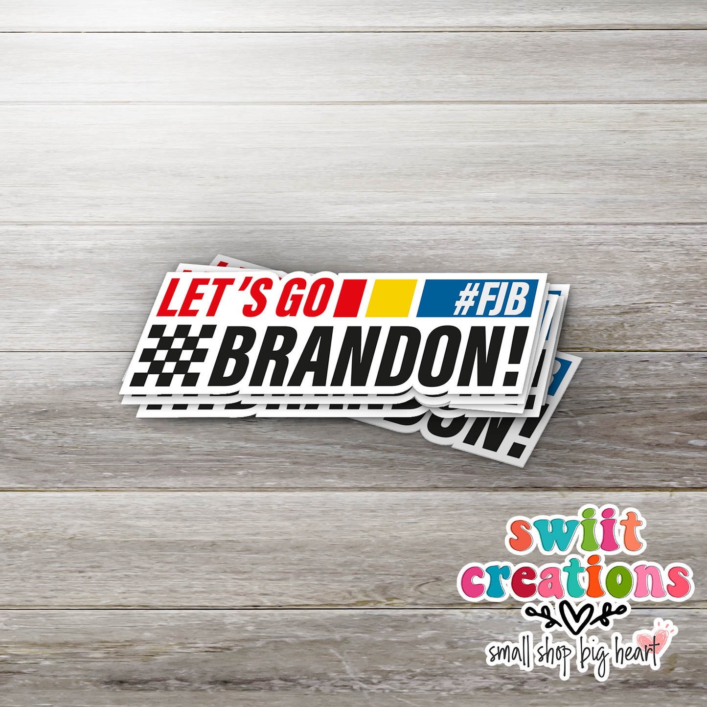Let's Go Brandon Waterproof Sticker (SS238) | SCD221