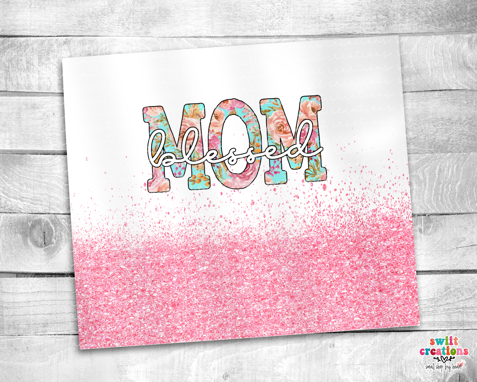 Blessed Mom Tumbler (T229)