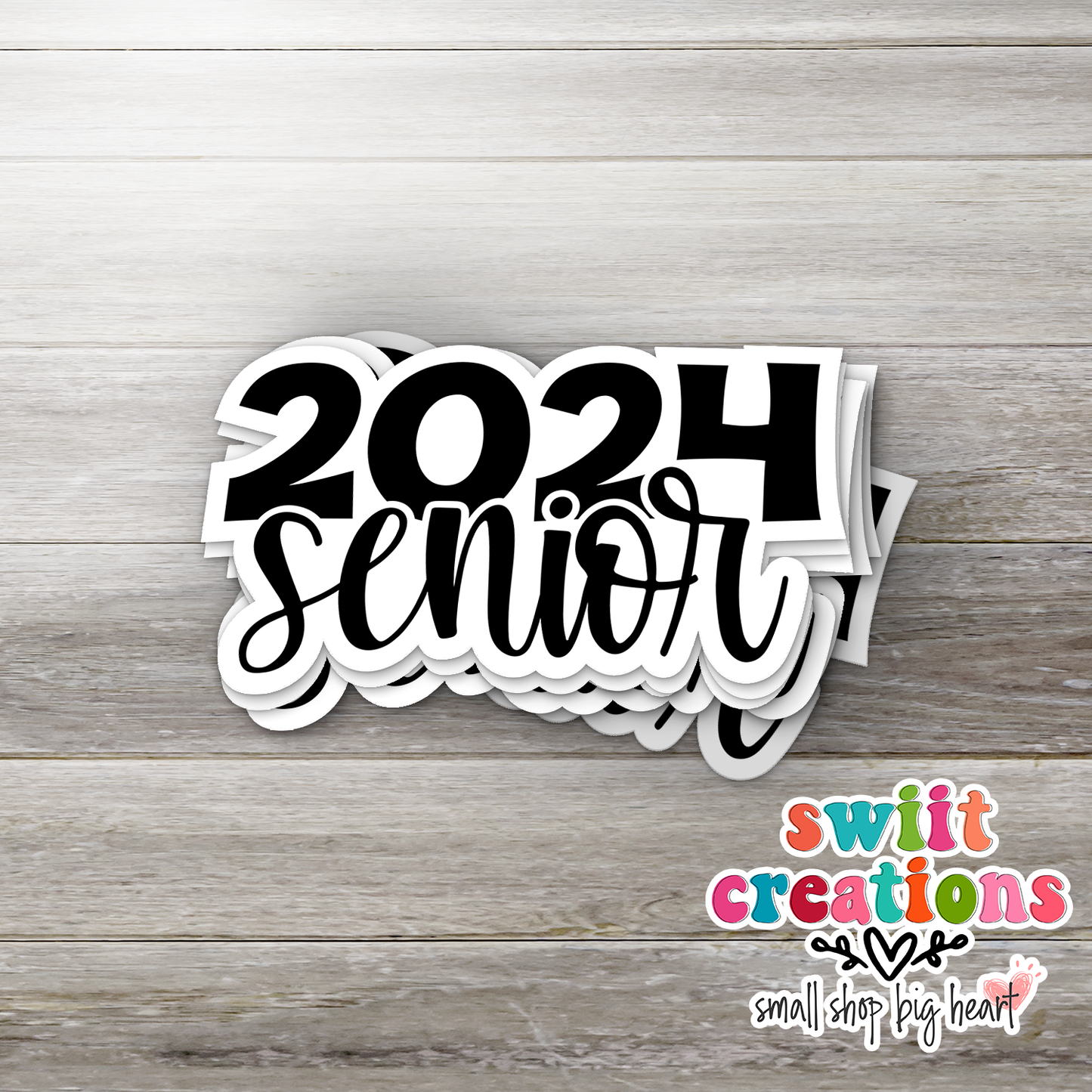 Senior 2024 Waterproof Sticker (SS381) | SCD552