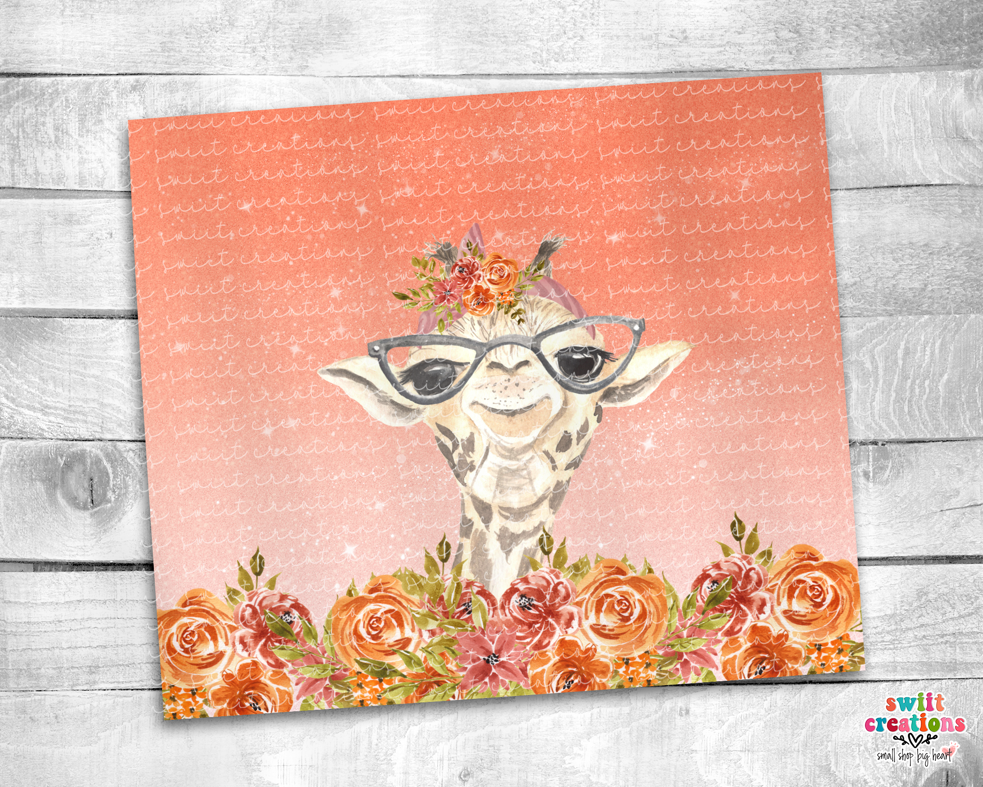 Giraffe Tumbler (T343)