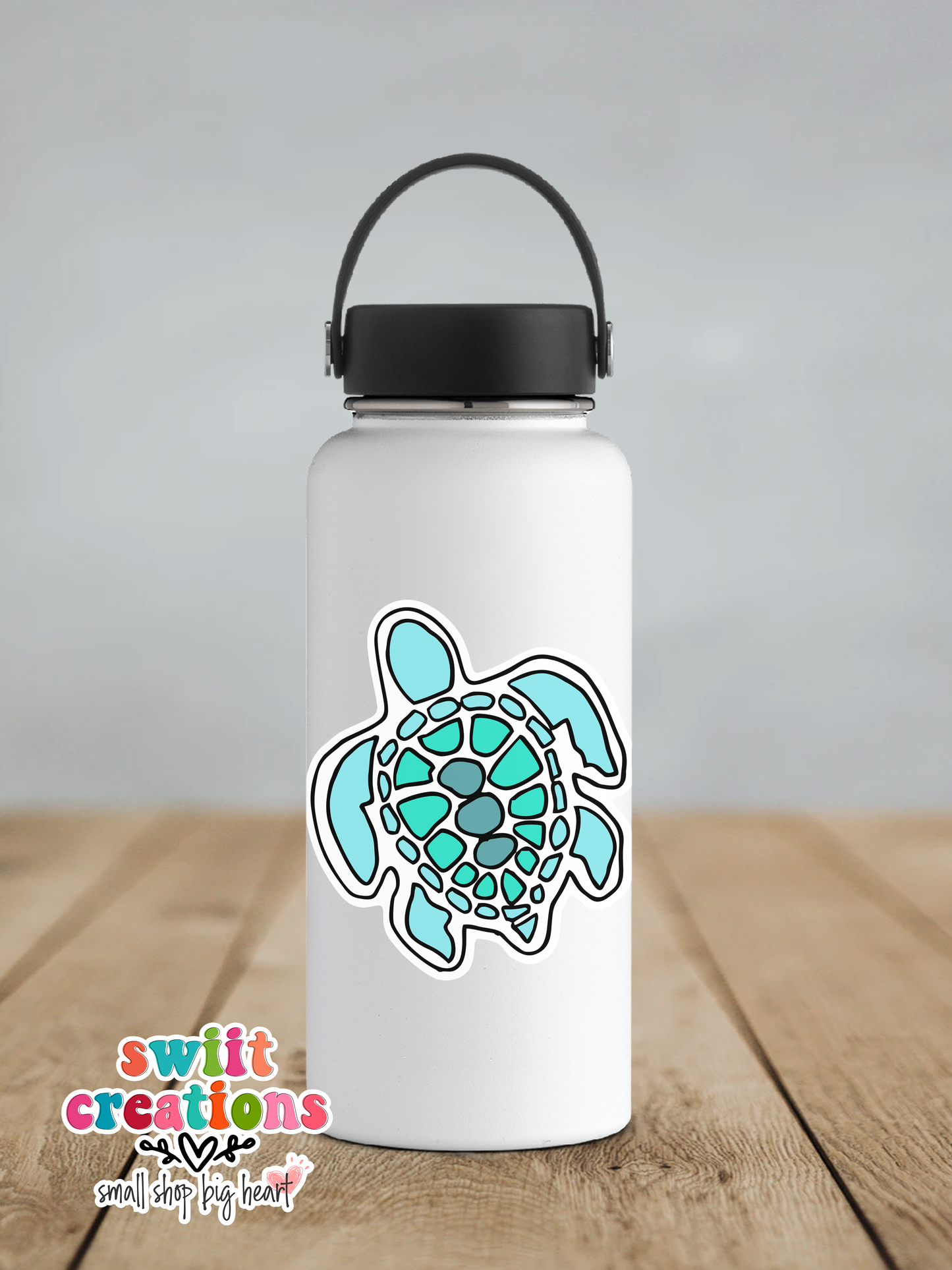 Turtle Waterproof Sticker (SS031) | SCD236
