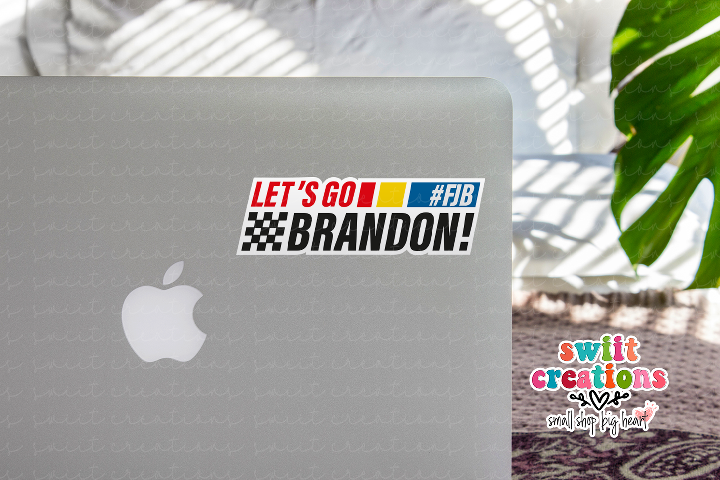 Let's Go Brandon Waterproof Sticker (SS238) | SCD221
