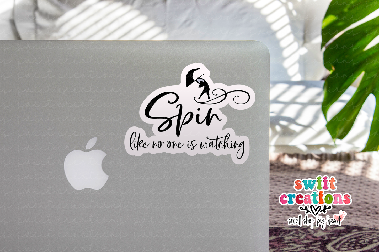 Spin Like No One is Sticker (SS161) | SCD260