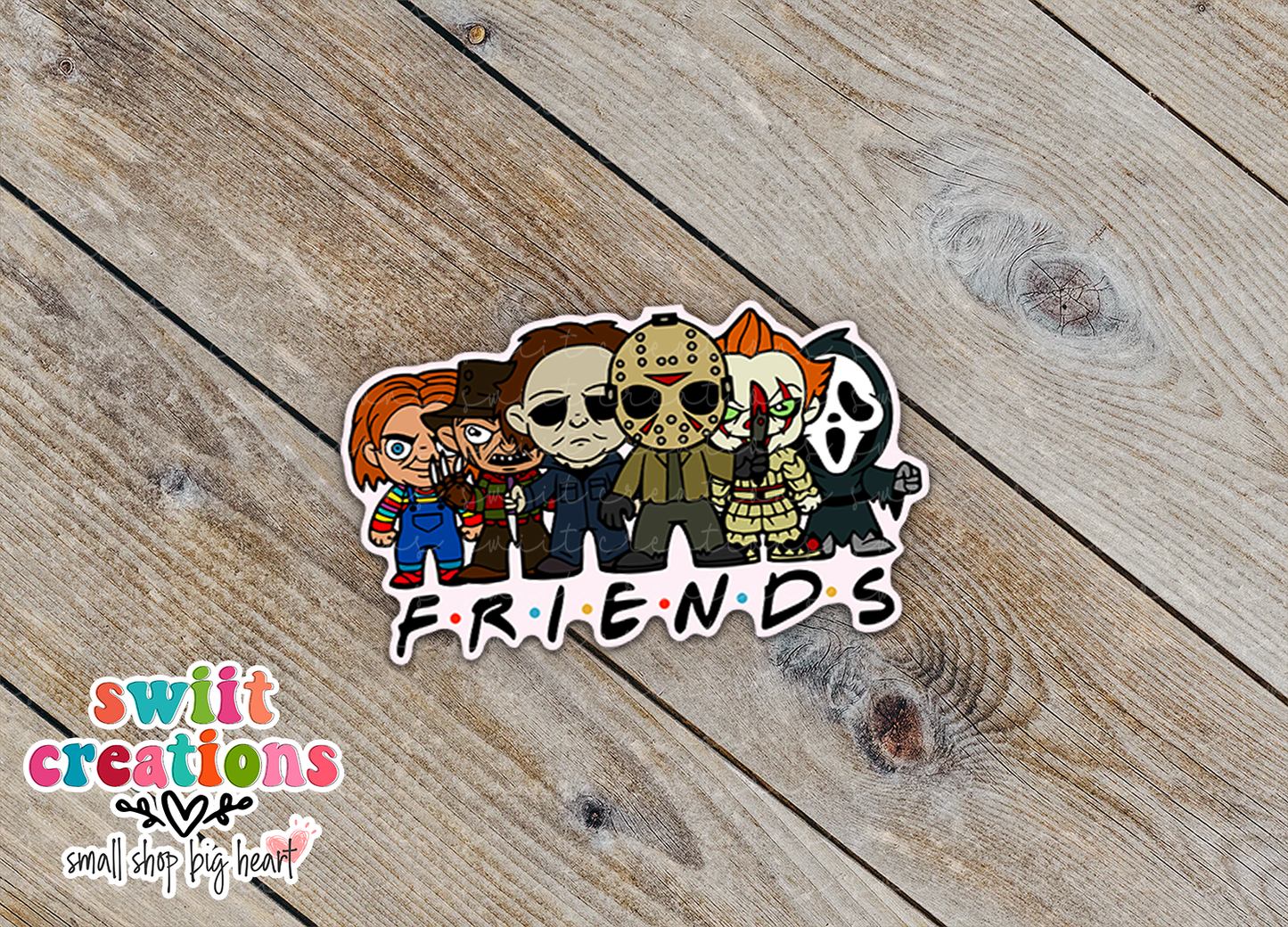 Horror Friends Sticker (SS213) | SCD229