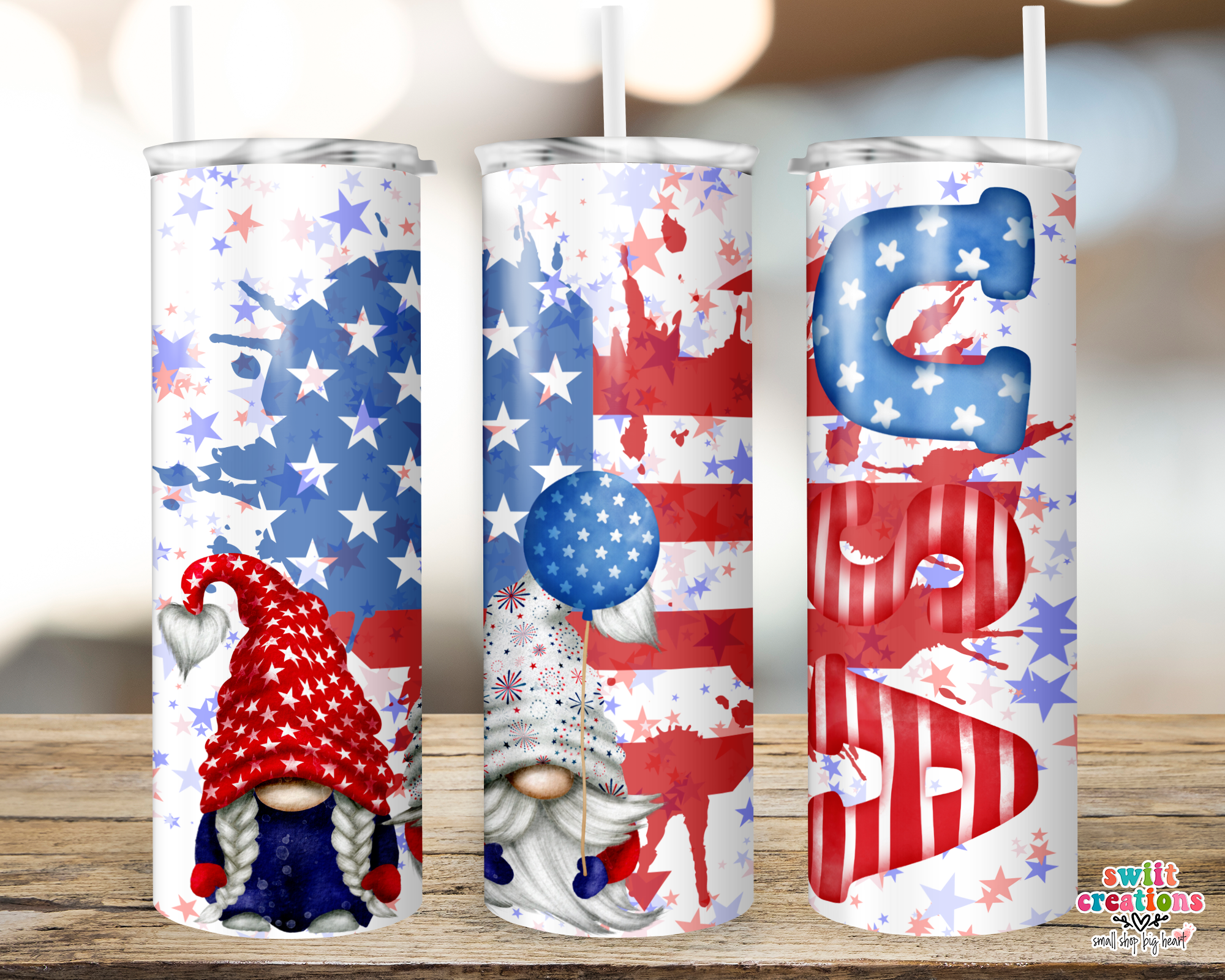 USA Gnome Tumbler (T368)