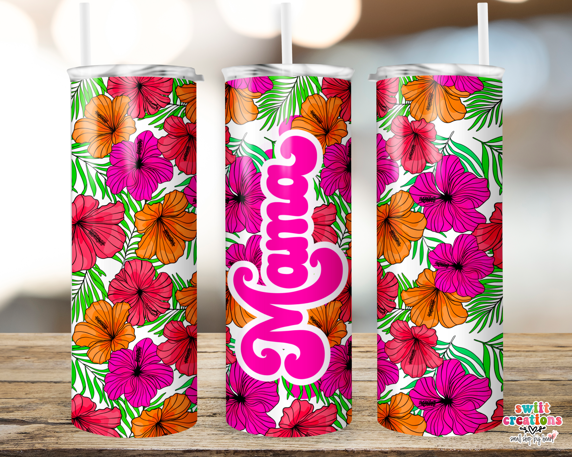 Bright Flower Mama Tumbler (T328)