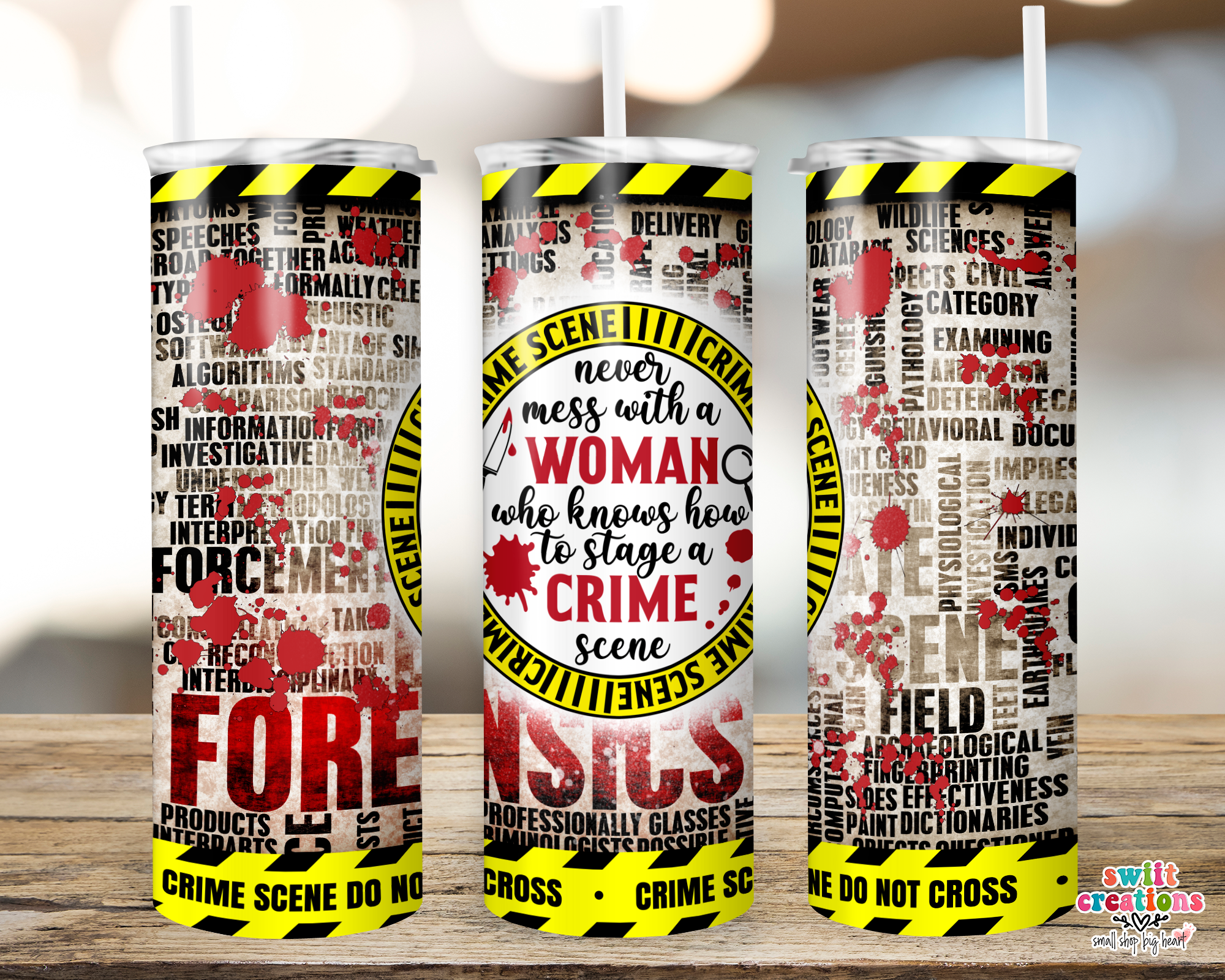 Never Mess with a Woman Tumbler (T017)