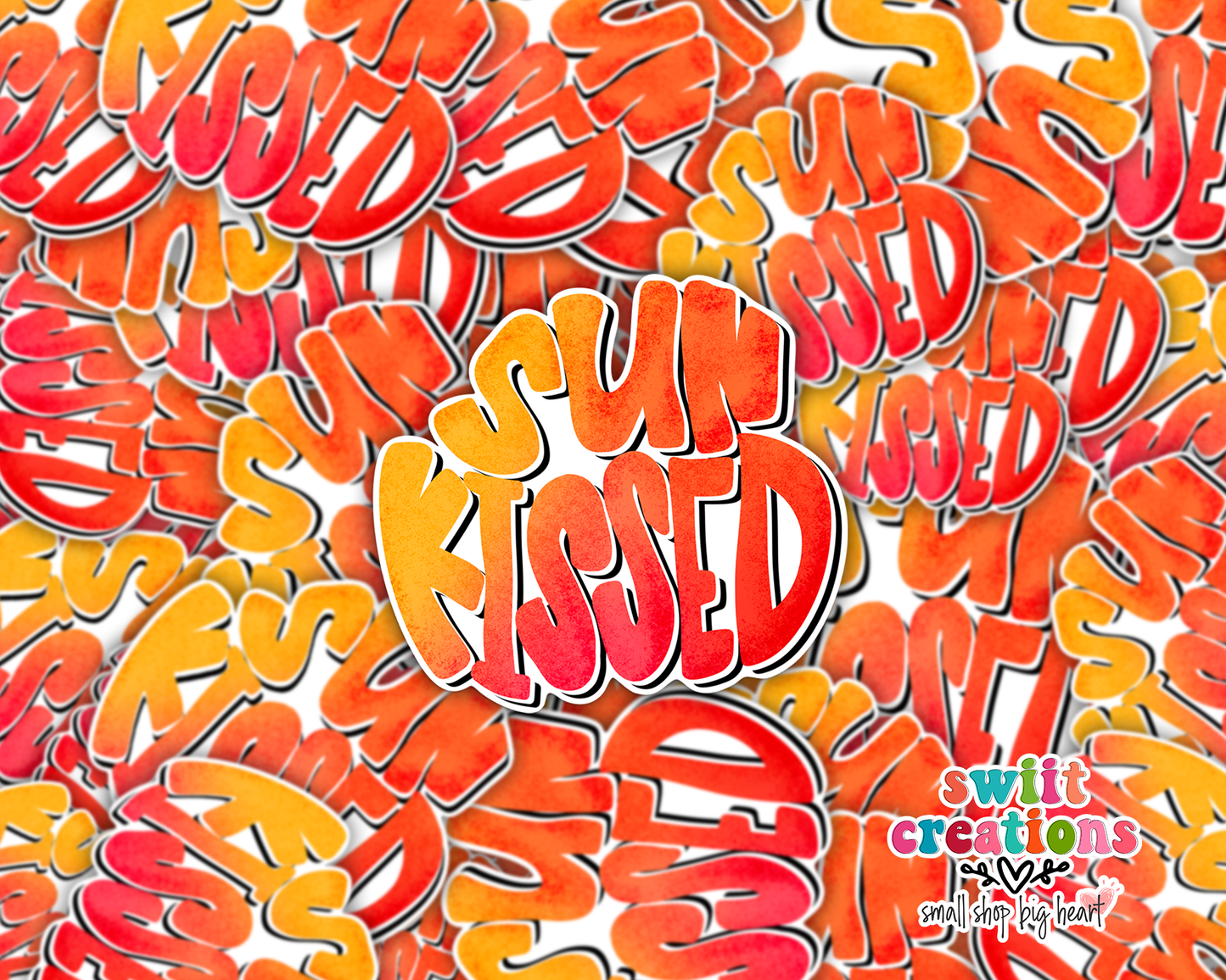 Sun Kissed Waterproof Sticker (SS101) | SCD099