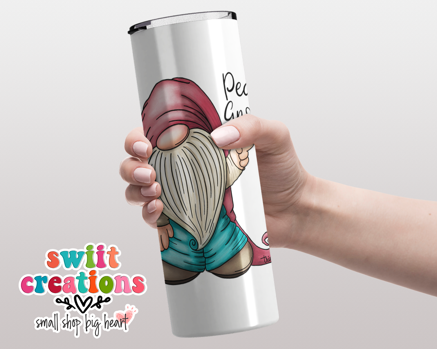 Peace Gnomie Tumbler (T031)