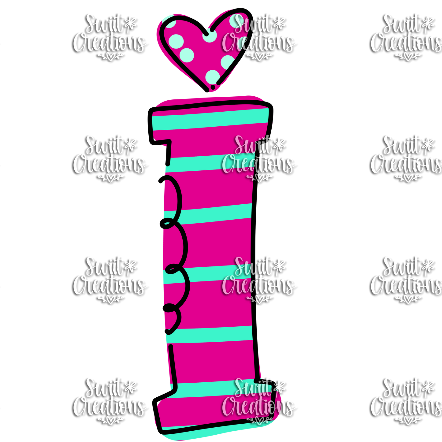 Doodle Font Personalized Tumbler (T051)