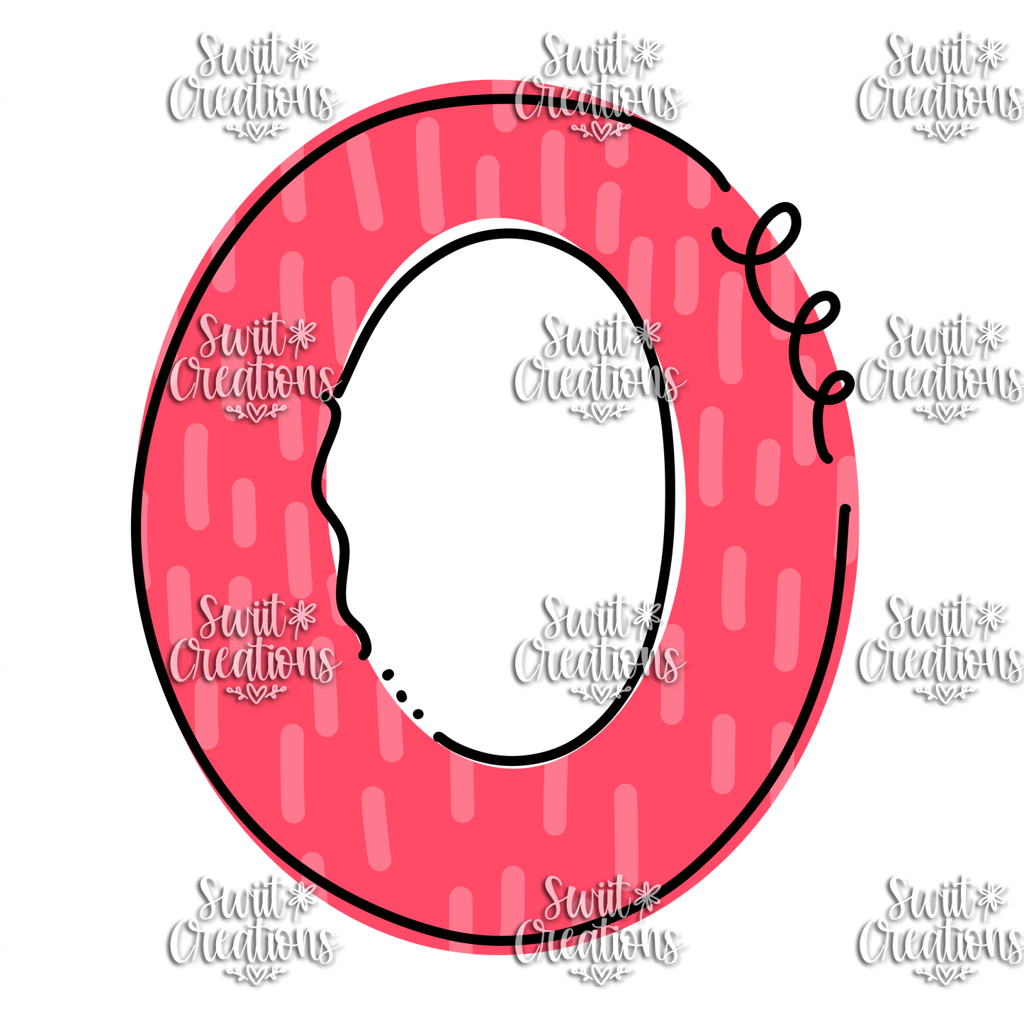 Doodle Font Personalized Tumbler (T051)