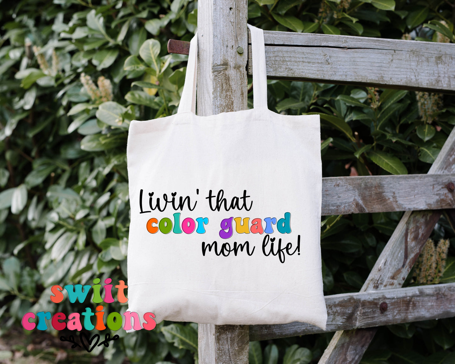 Guard Mom Small Linen Tote