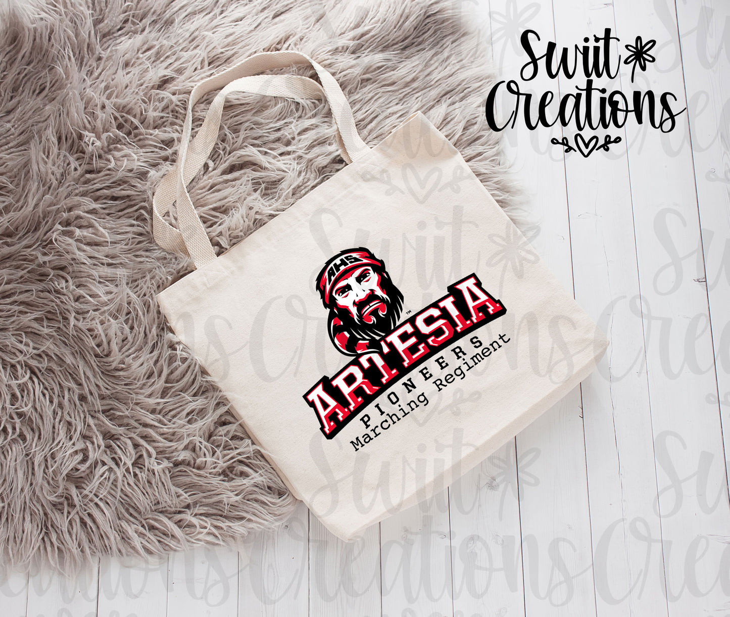Artesia Pioneers Marching Regiment Large Linen Tote