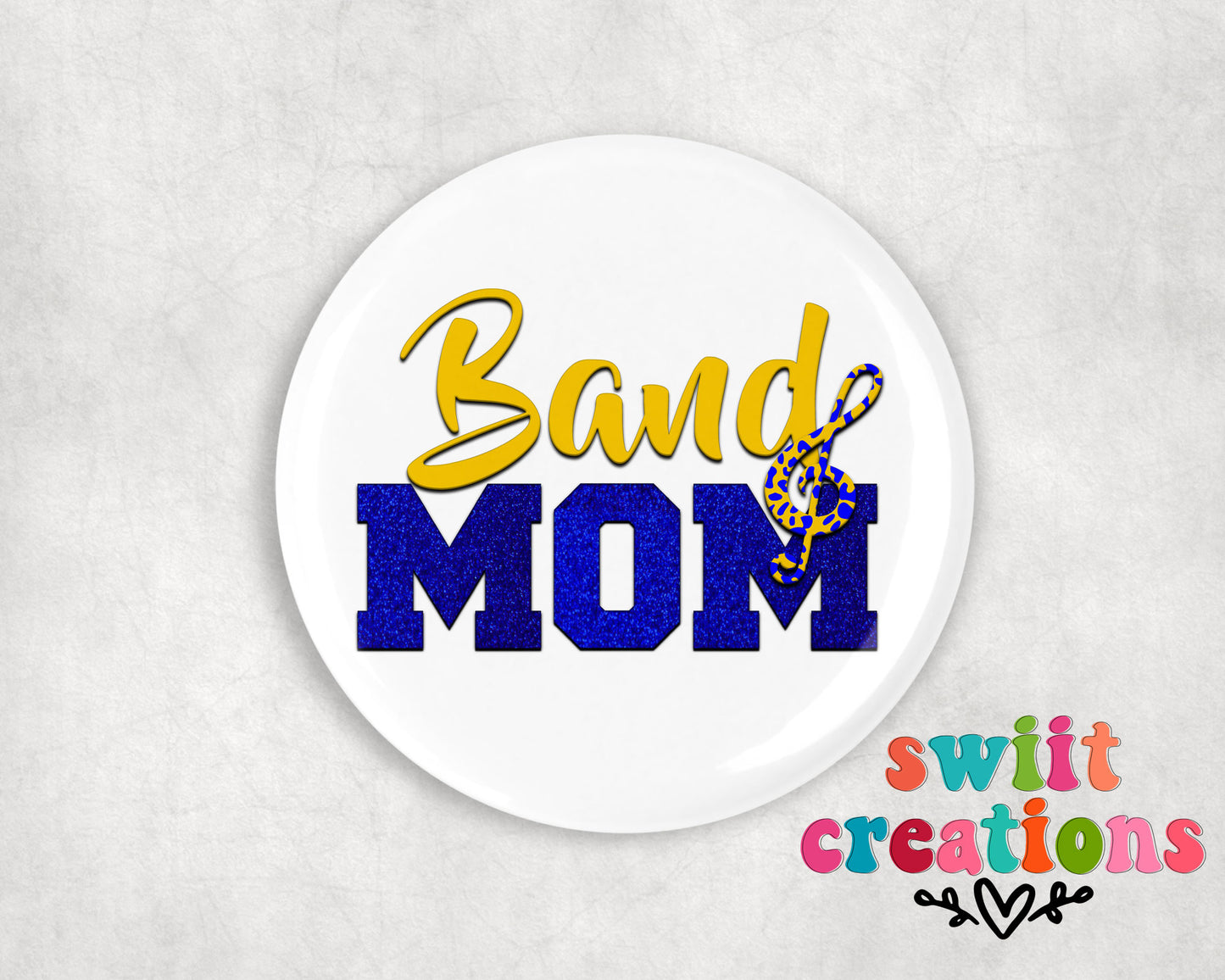 Band Pin Button 2.25"