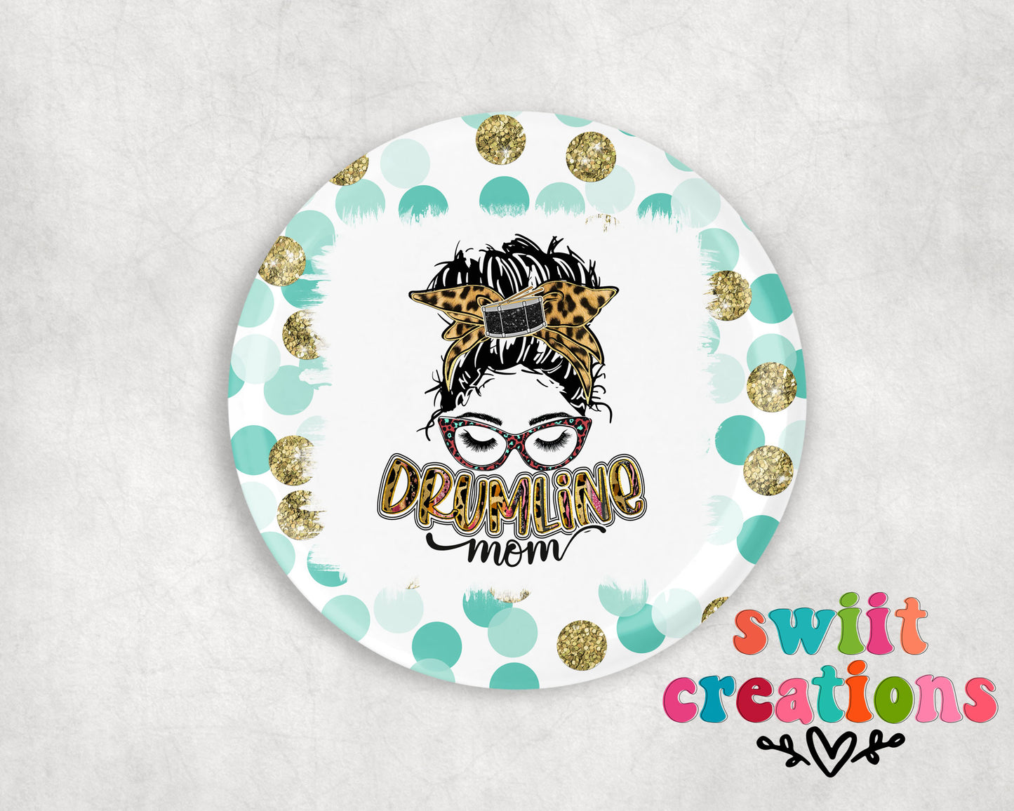 Band Pin Button 2.25"