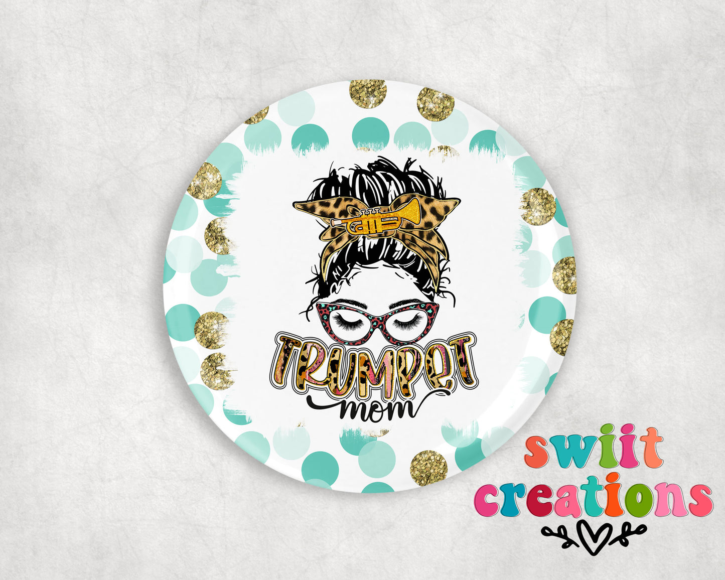 Band Pin Button 2.25"