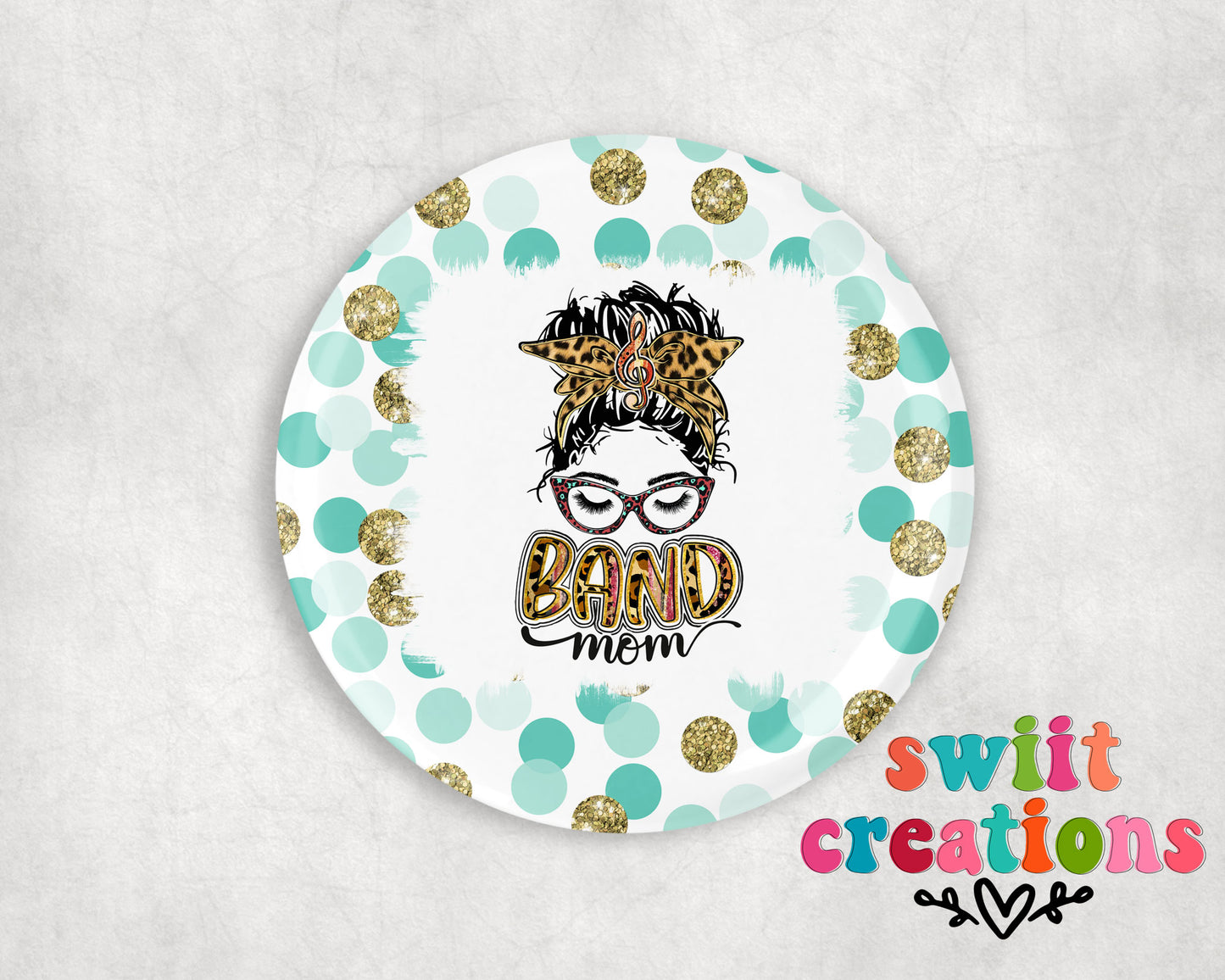 Band Pin Button 2.25"