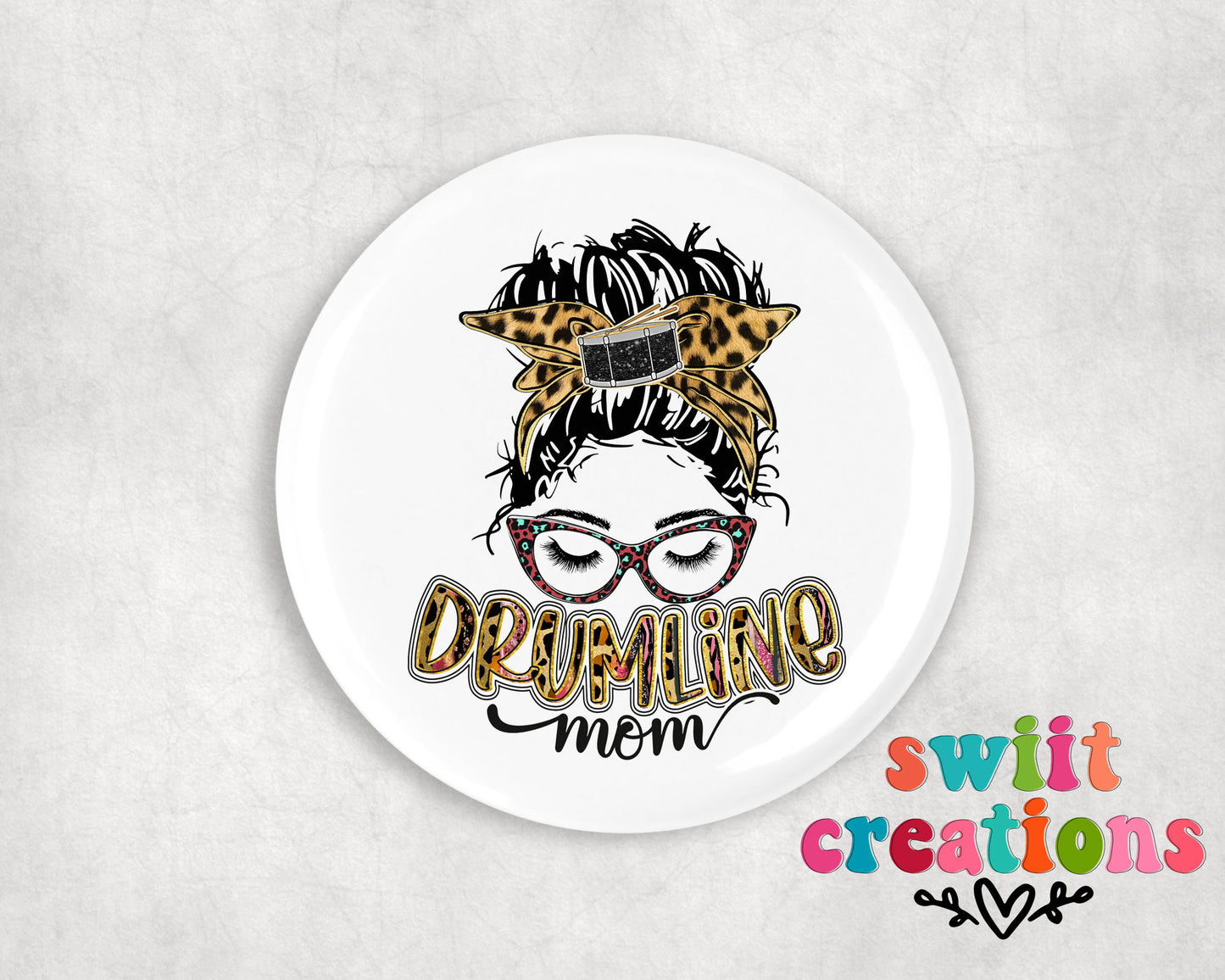 Band Pin Button 2.25"