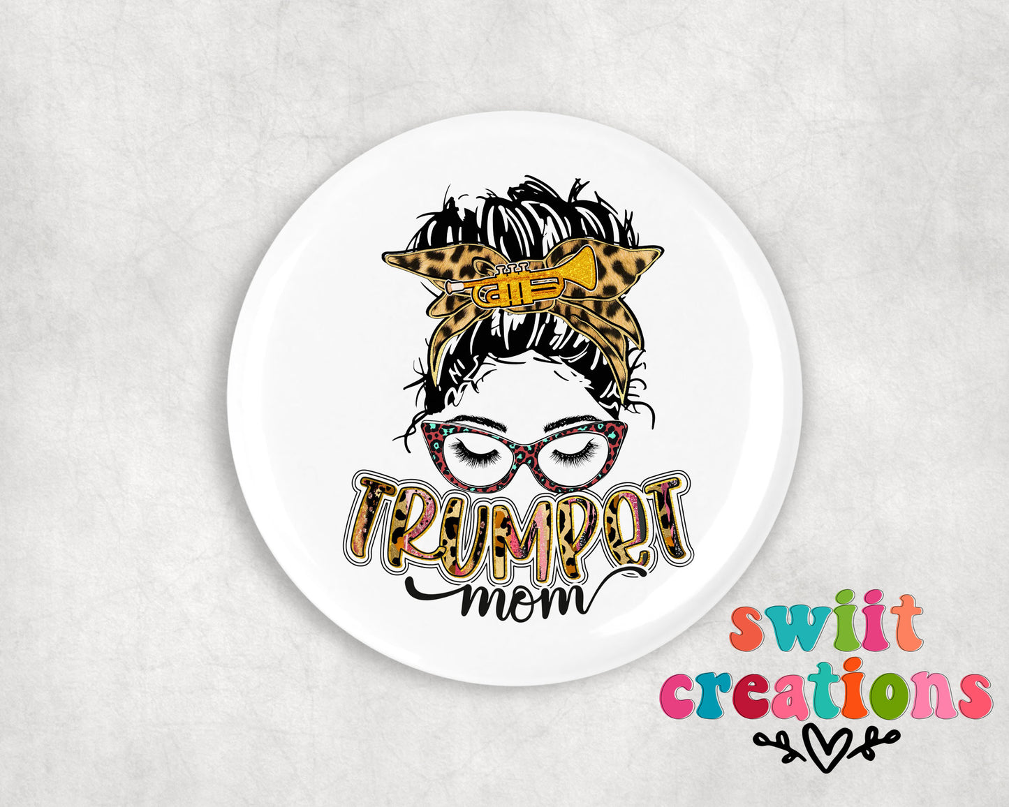 Band Pin Button 2.25"