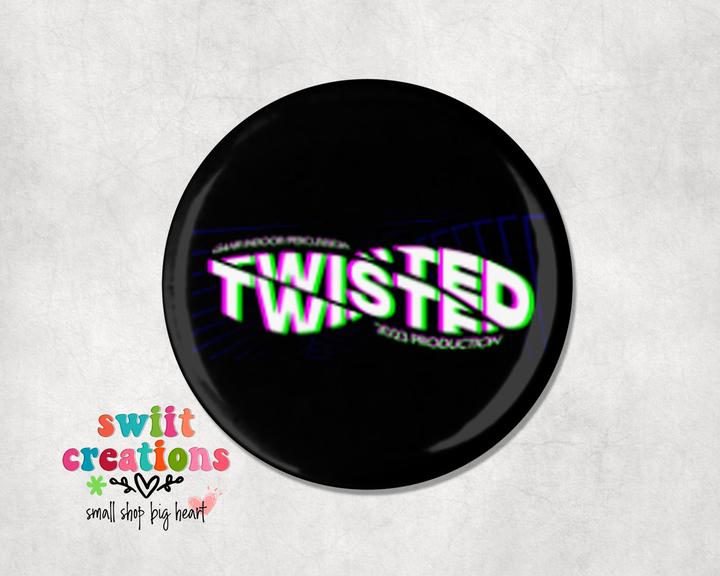 Gahr Show Pin Buttons 2.25"