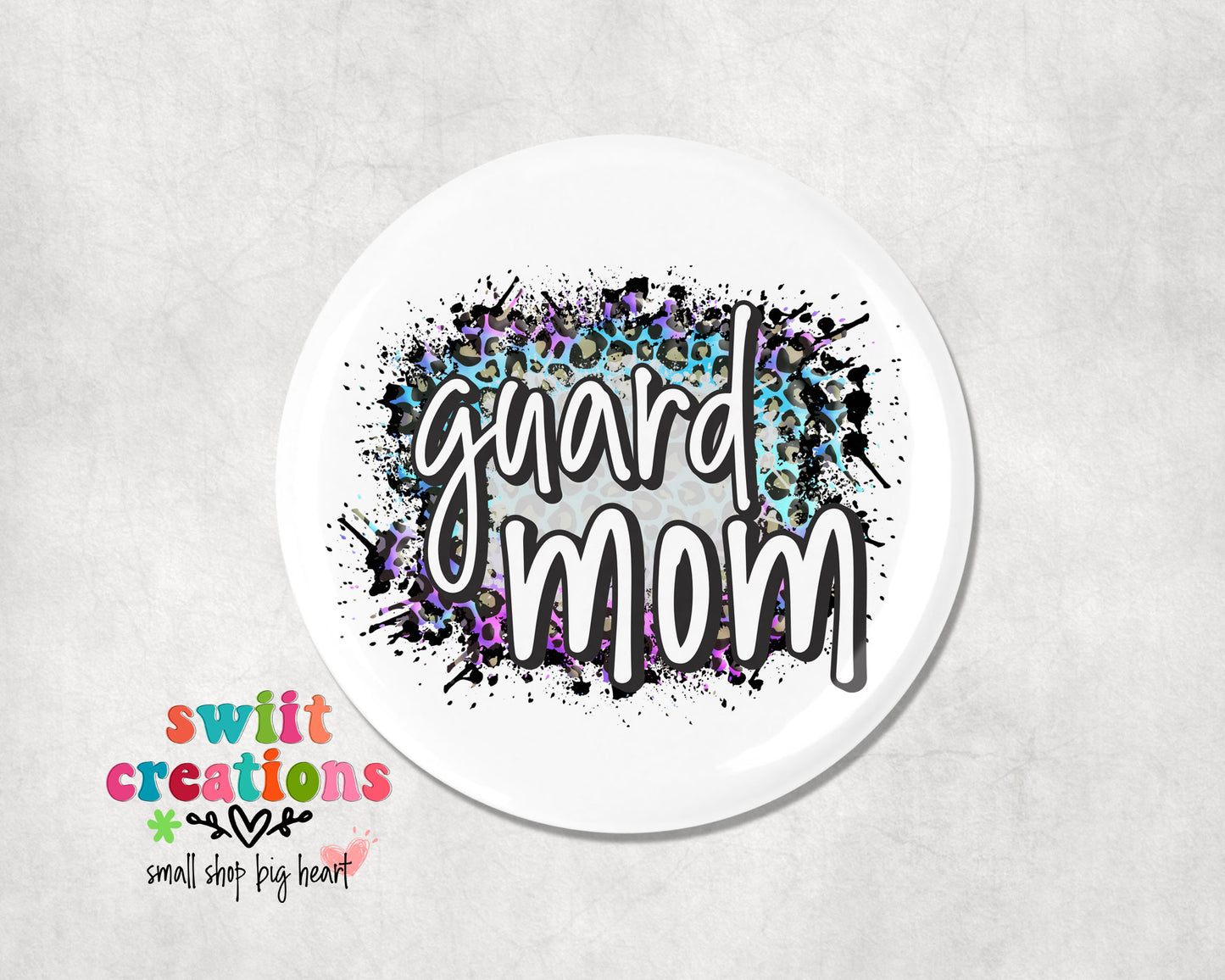 Color Guard Pin Button 2.25"