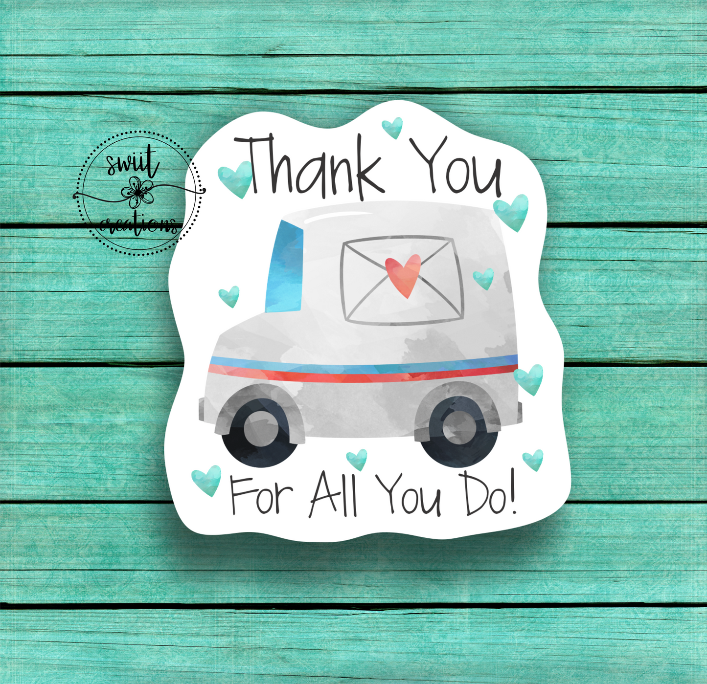 Thank You Postal Worker Sticker (SB13)