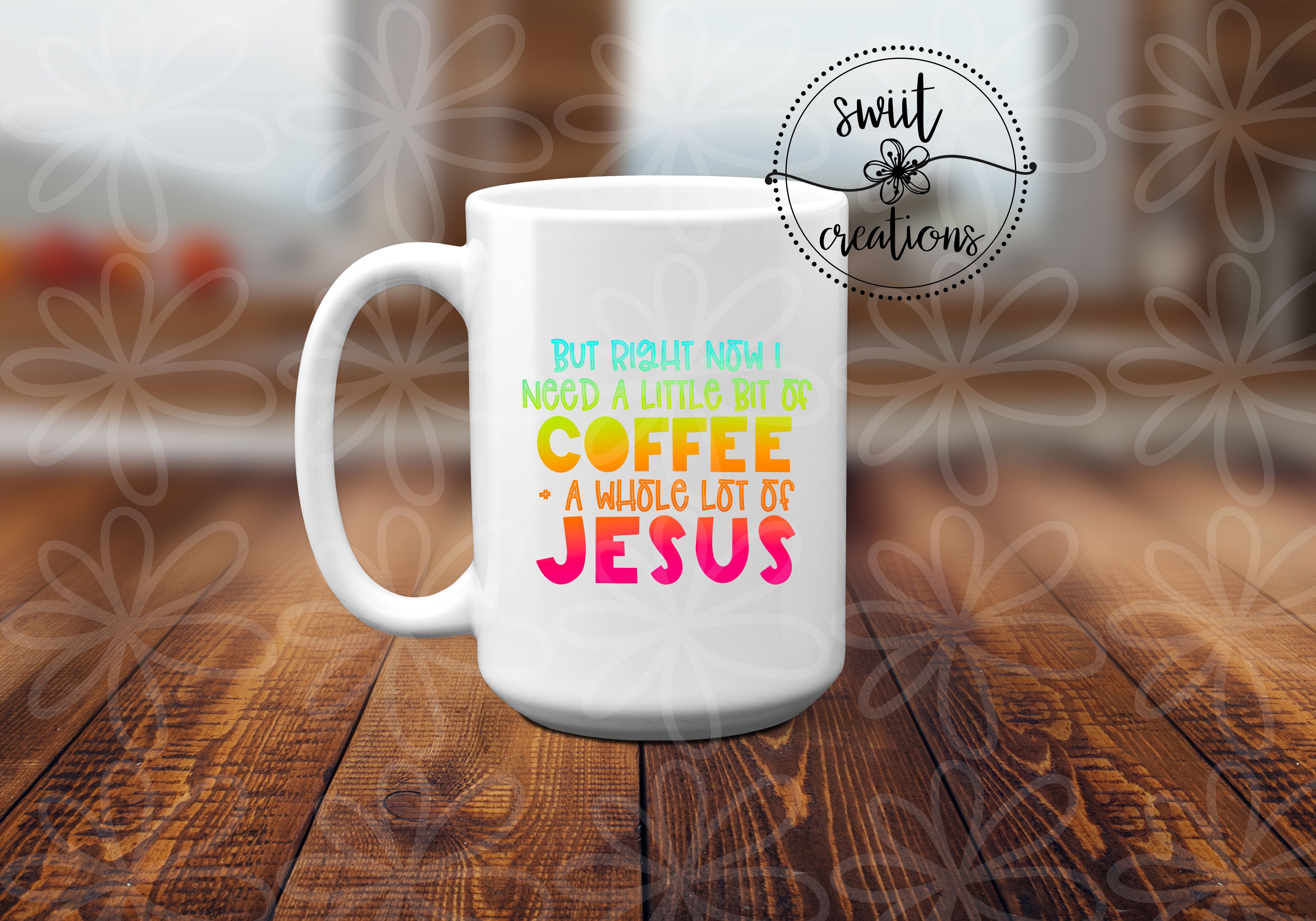 Coffee and Jesus Ceramic Coffee Mug