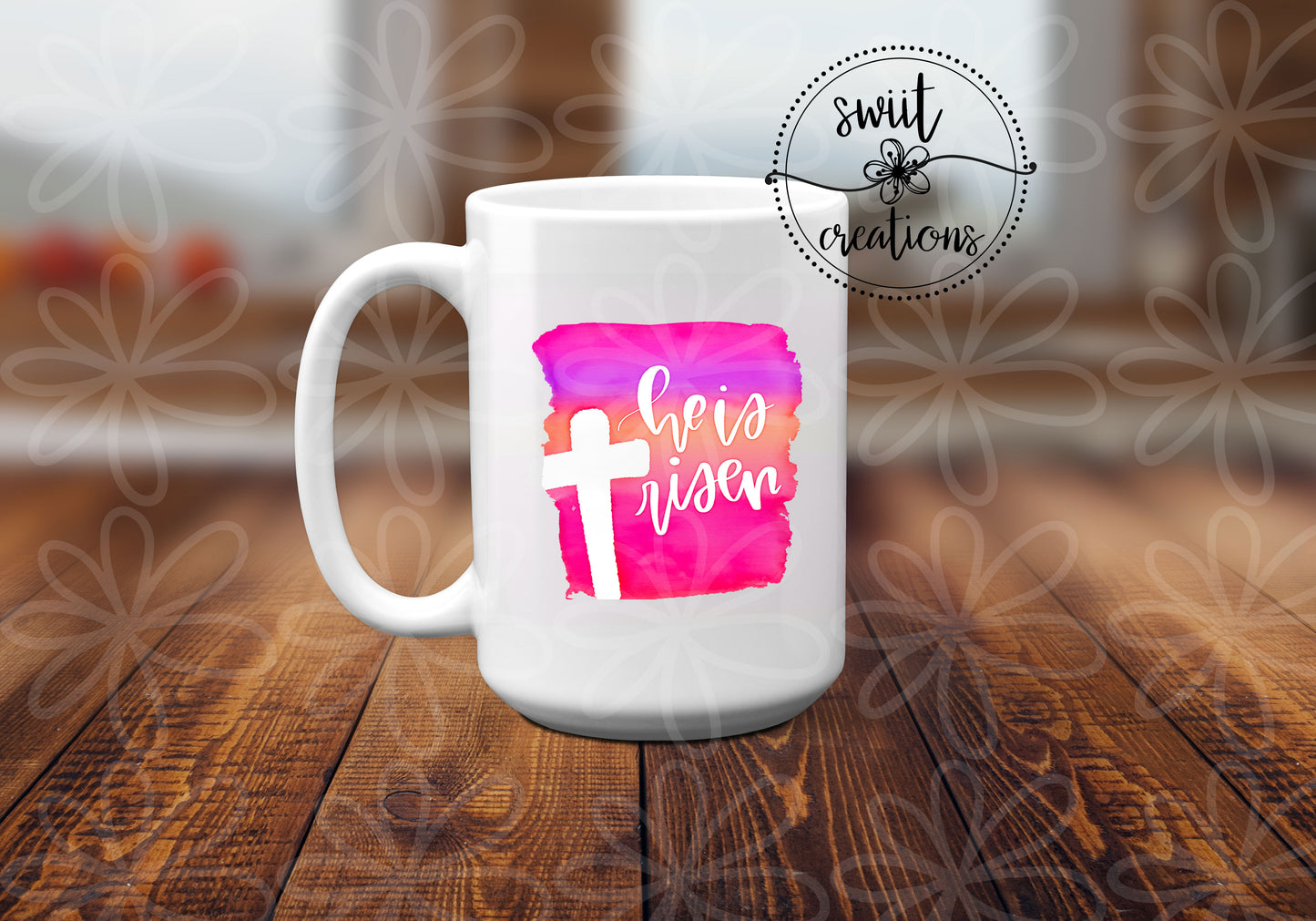 He Is Risen Ceramic Coffee Mug