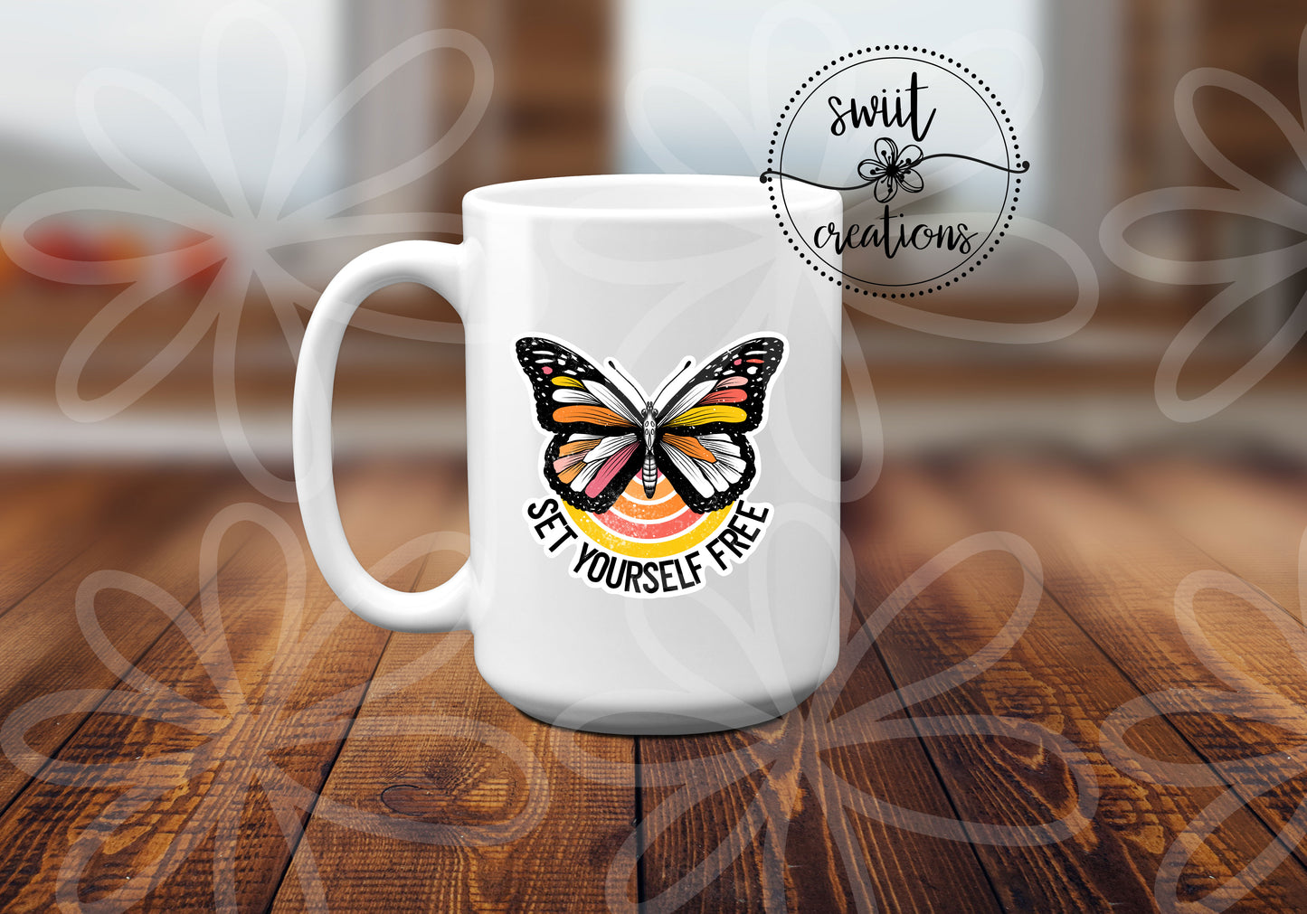Set Yourself Free Ceramic Coffee Mug