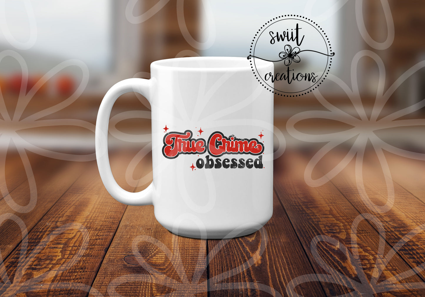 True Crime Obsessed Ceramic Coffee Mug