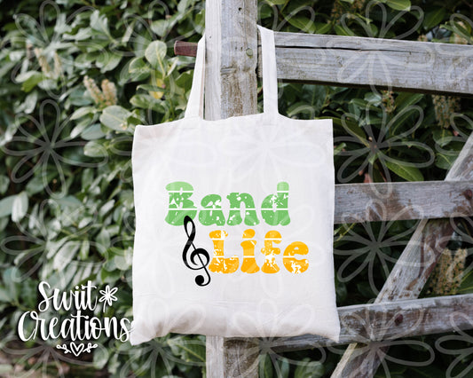 Marching Band Small Canvas Tote (MBCT001)