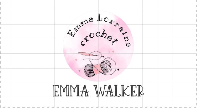Emma Lorriane Crochet Business Cards
