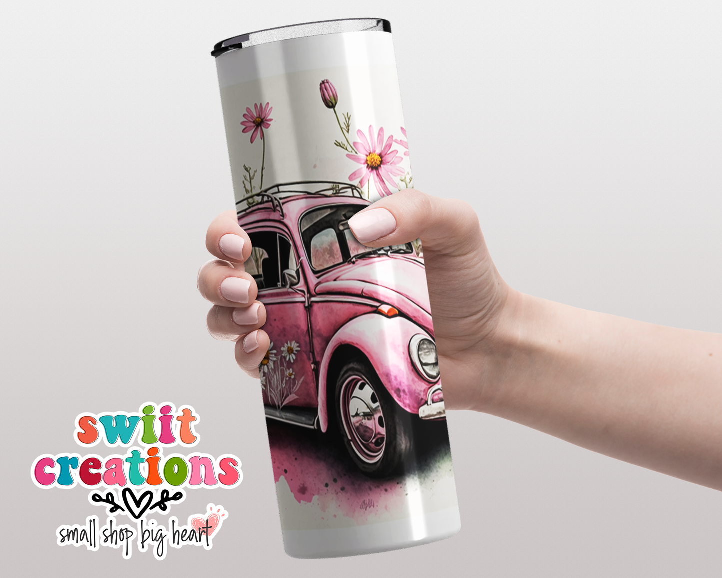 Retro Car Tumbler (T405)