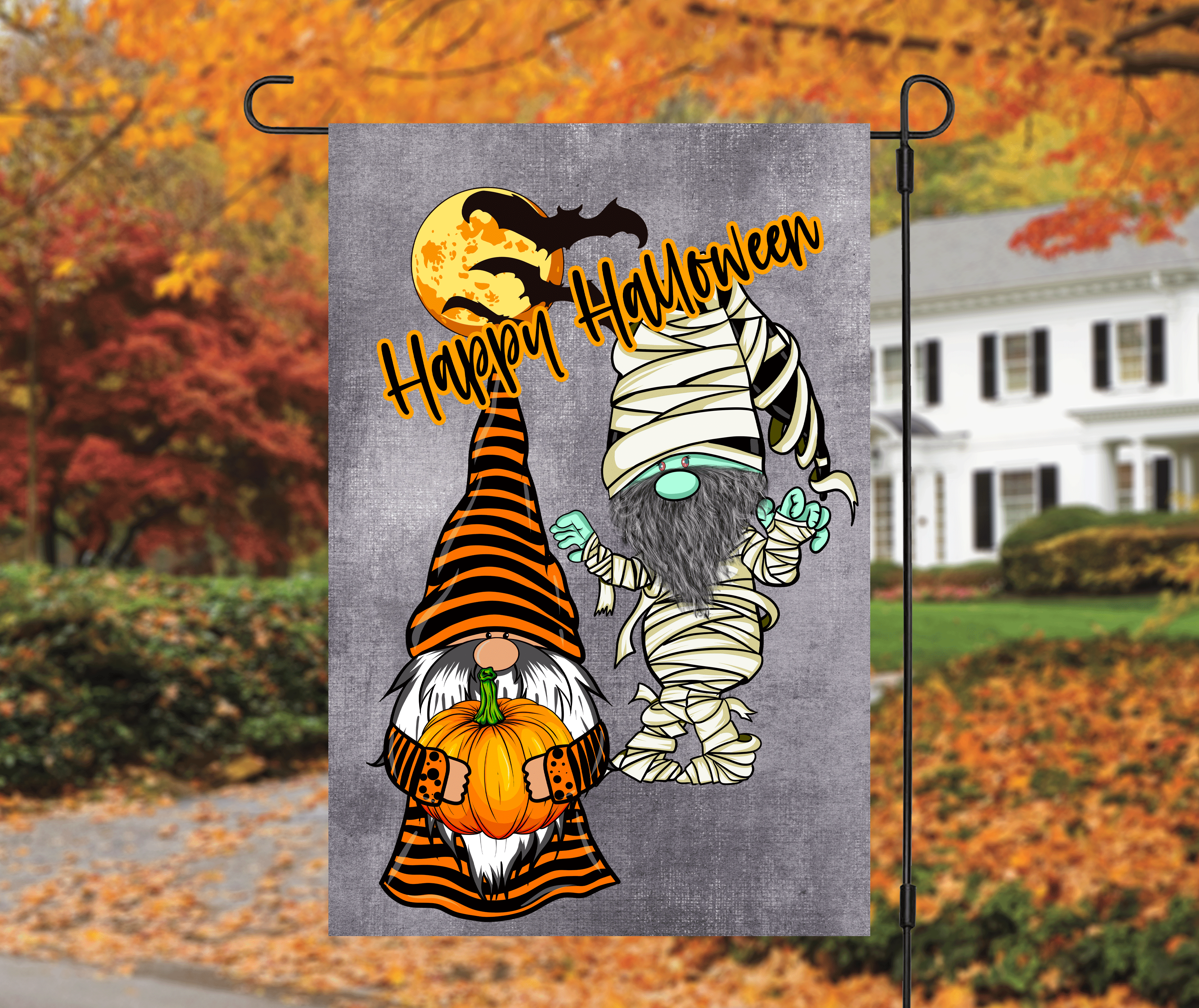 Happy Halloween GnomesFlag (YF01)