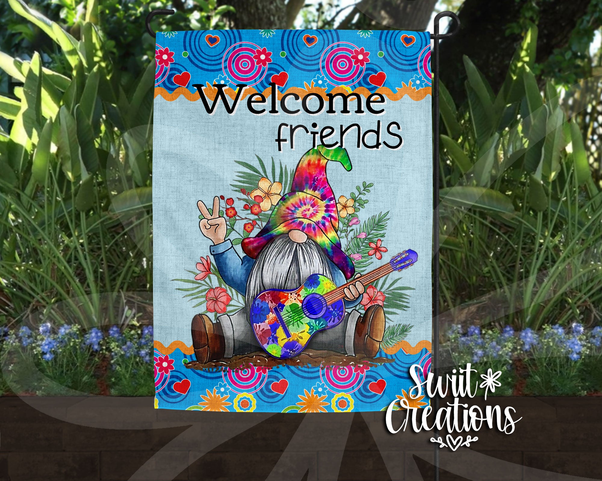 Hippie Gnome Flag (YF29)