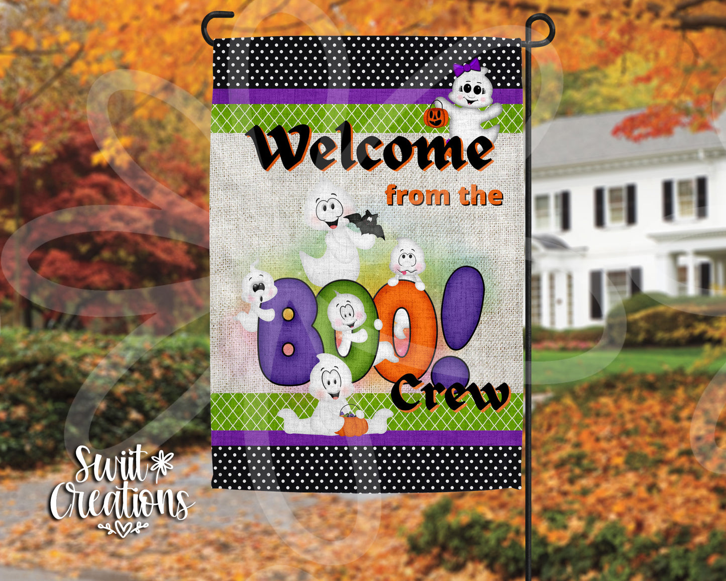 Welcome to the Boo Crew Flag (YF70)
