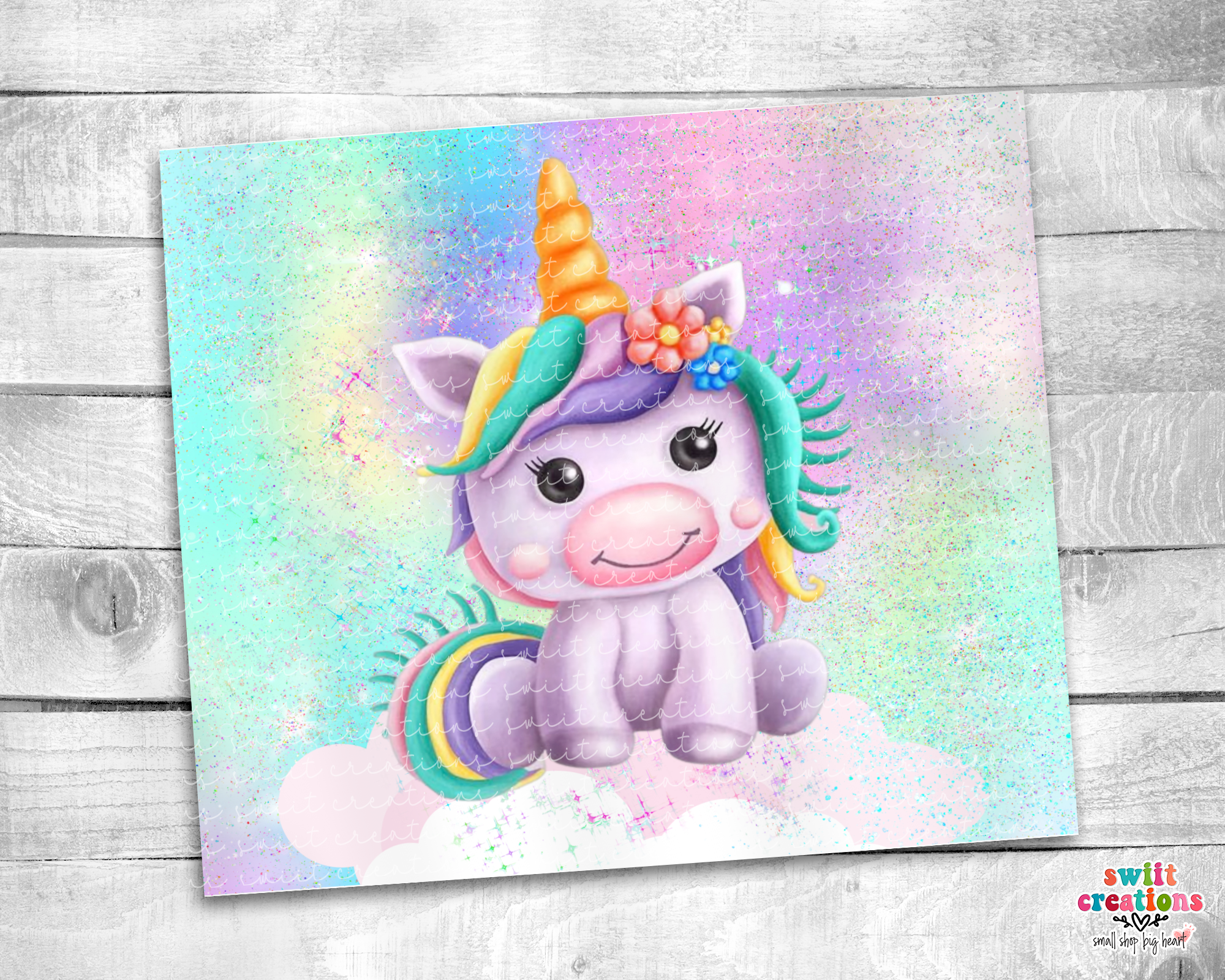 Baby Unicorn Tumbler (T216)