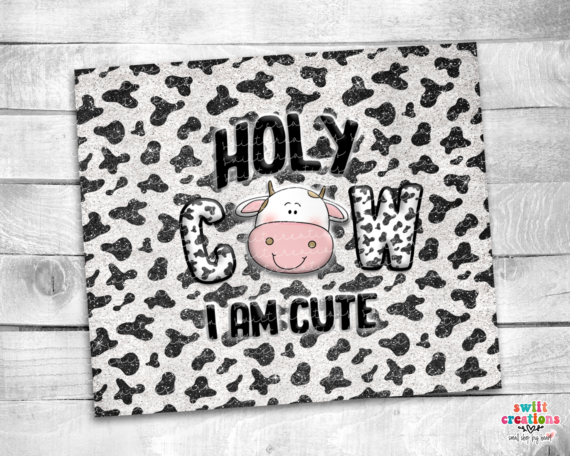 Holy Cow Tumbler (T190)