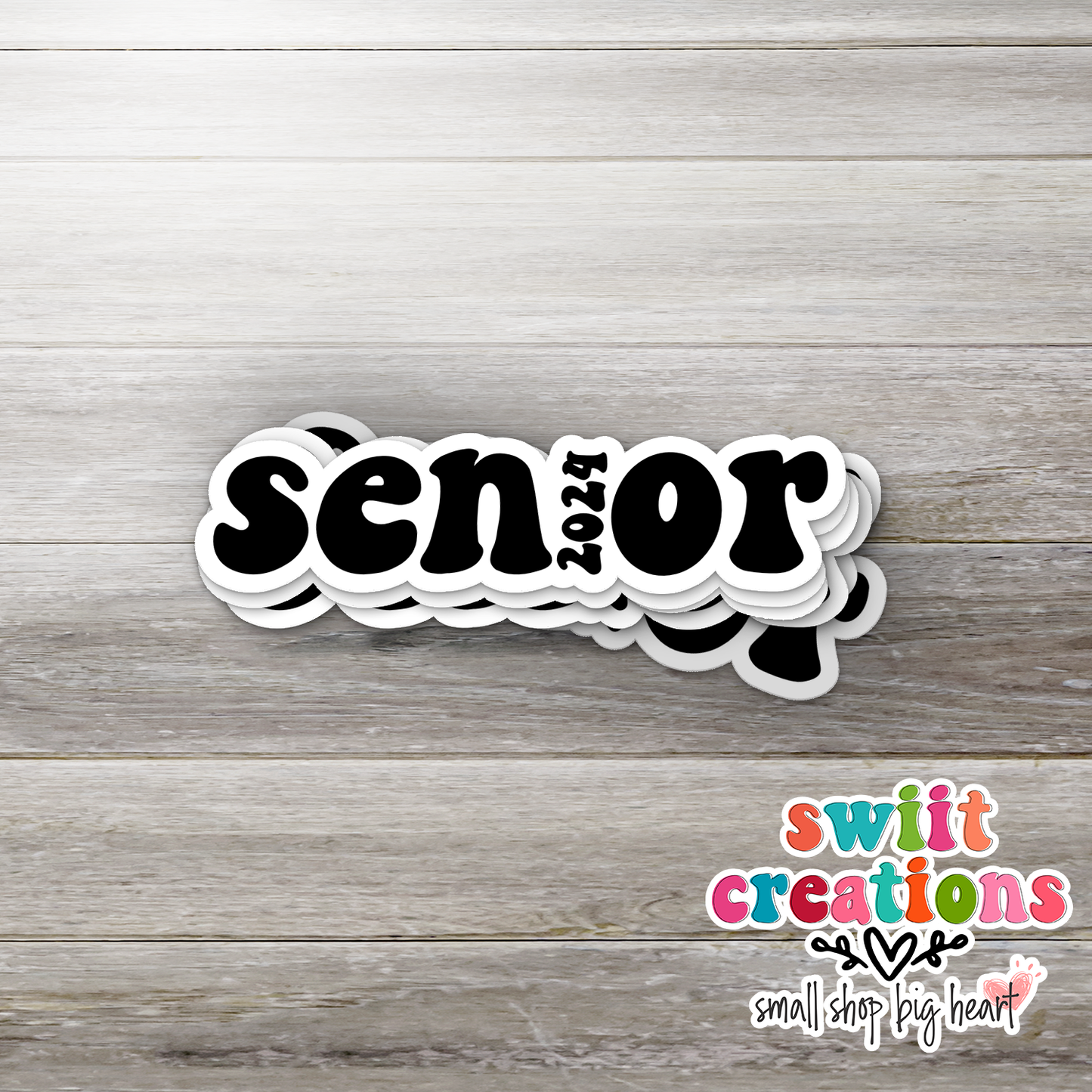 Senior 2024 Waterproof Sticker (SS380) | SCD559