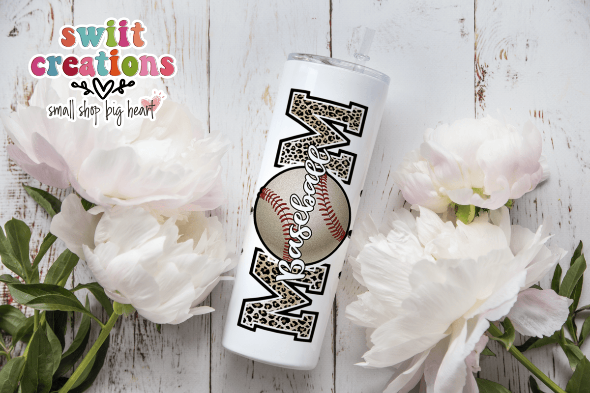 Baseball Mom Tumbler (T212) - Swiit Creations